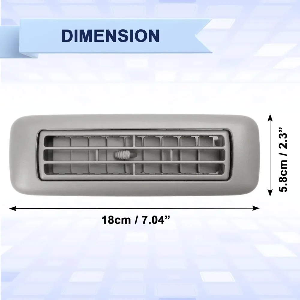 Car A/C Air Vent Grille Outlet For Toyota Highlander 2007-2014 Roof or Rear Air Vent Replace 63601-48011-E0 63601-48011-B0