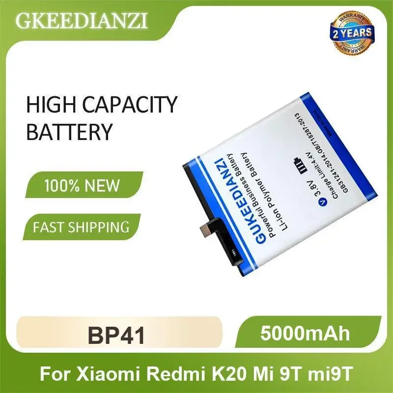 

Аккумулятор мобильного телефона BP41 для Xiaomi Redmi K20 Mi 9T mi9T 5000 мАч высокой емкости