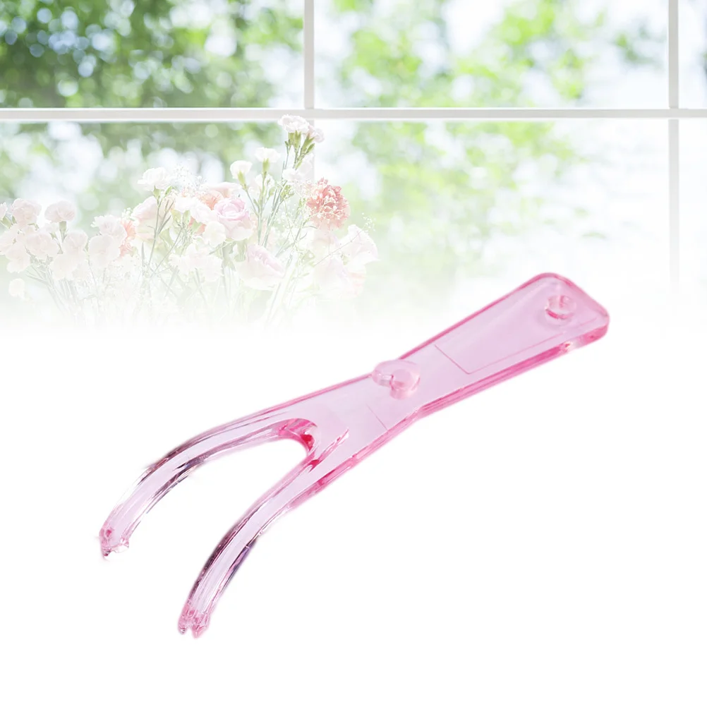 

Replaceable Dental Floss Holder Aid Oral Picks Teeth Care Interdental Convenient Durable Teeth Cleaning Tool(Pink)