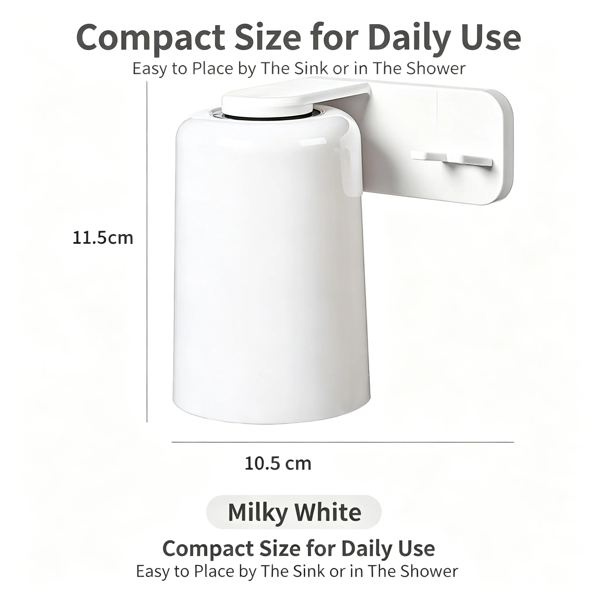 Mouthwash cup, non-perforated toothbrush holder, toiletries storage box, keep the bathroom tidy