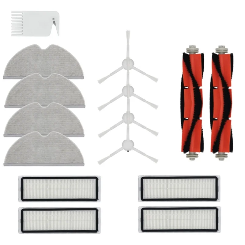 

Аксессуары для робота-пылесоса ABBZ для Xiaomi Mijia 1C STYTJ01ZHM: боковая и основная щетки, резервуар для воды, тряпка для мытья полов, HEPA-фильтр, запчасти