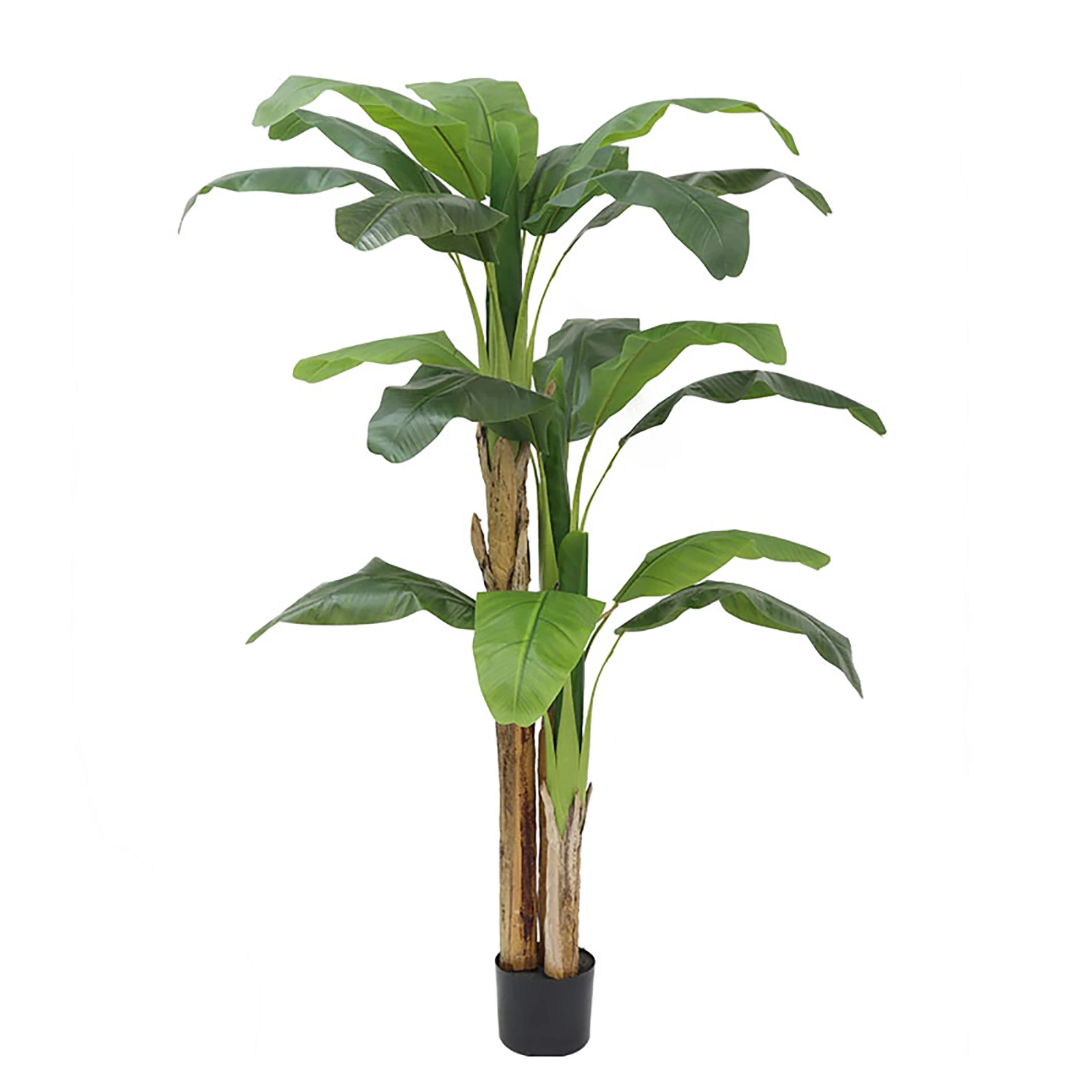 Artificial Banana Tree 6FT, Tall Fake Plants for Indoor Outdoor Decor,Large Faux Tree with Pot for Home Office Living Room Decor