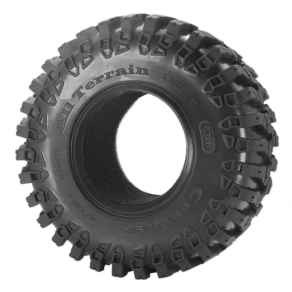 2.2 Inch G8 120*48mm Rubber Tire For 1/10 Rc Crawler Car Traxxas Trx4 Axial Scx10 Wraith Scx10 Yikong Wrangler 2.2 Wheel