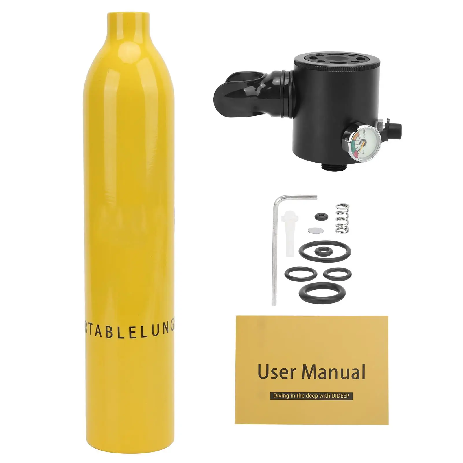 

0.5L Diving Oxygen Cylinder Adapter for Underwater Breathing Equipment