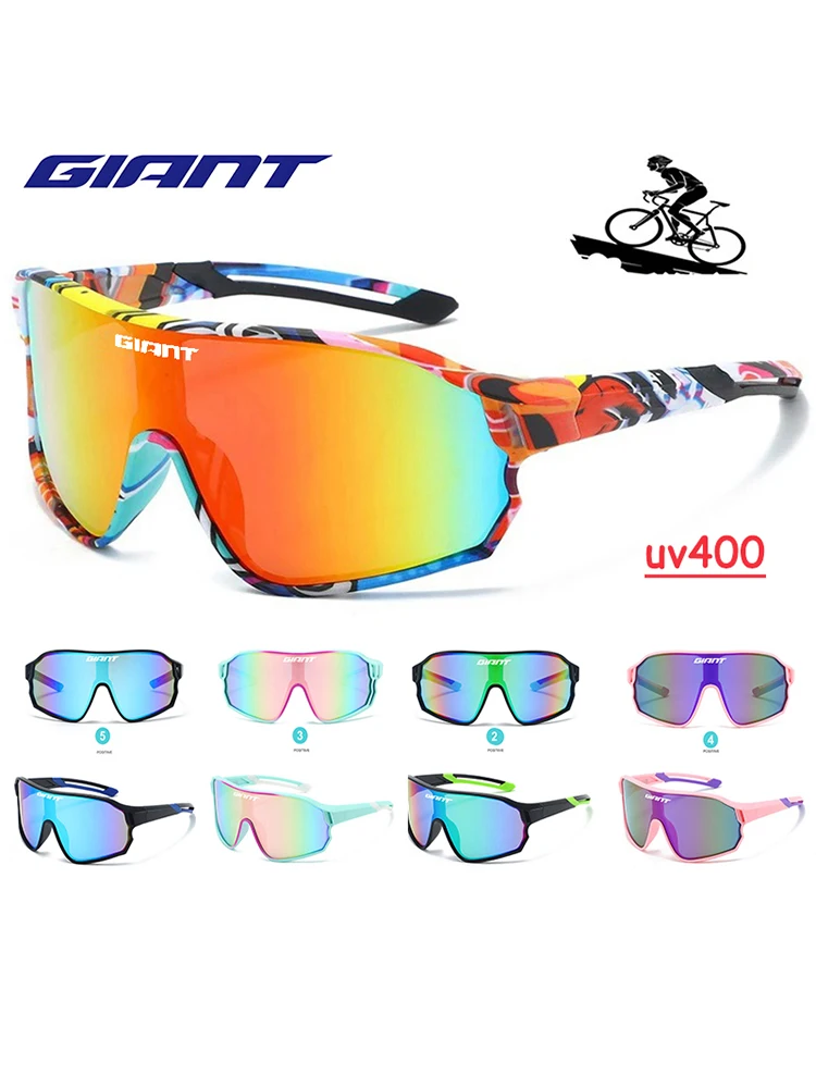 AliExpress GIANT Giant cycling glasses with high-definition vision CE/ANSI Certified Cateye Design MTB/Road Bike man women antisweat and anti fog
