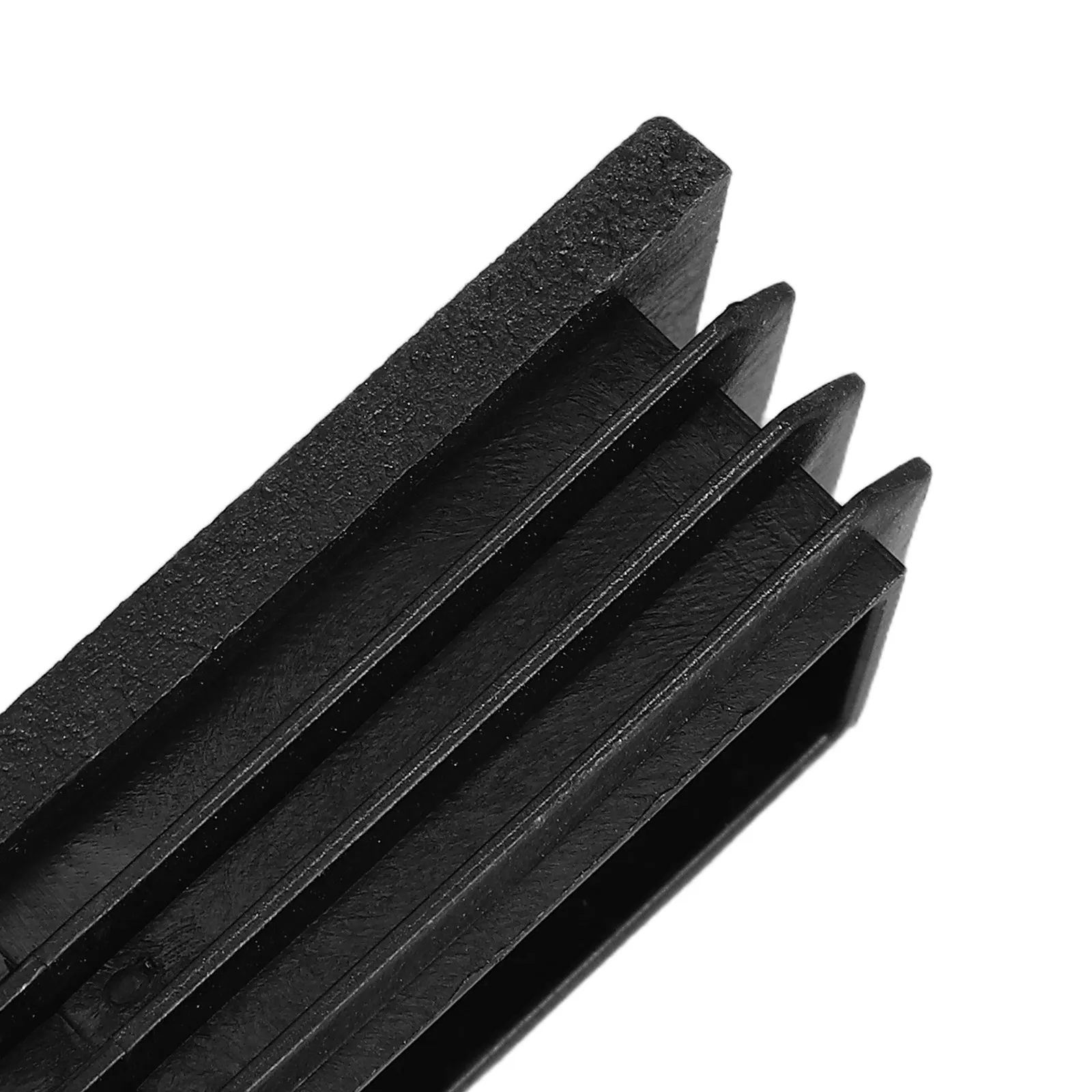 20Pcs Plastic Rectangular Tube Furniture Caps Chair Leg Protectors Metal Tubing End Caps Floor Damage Prevention