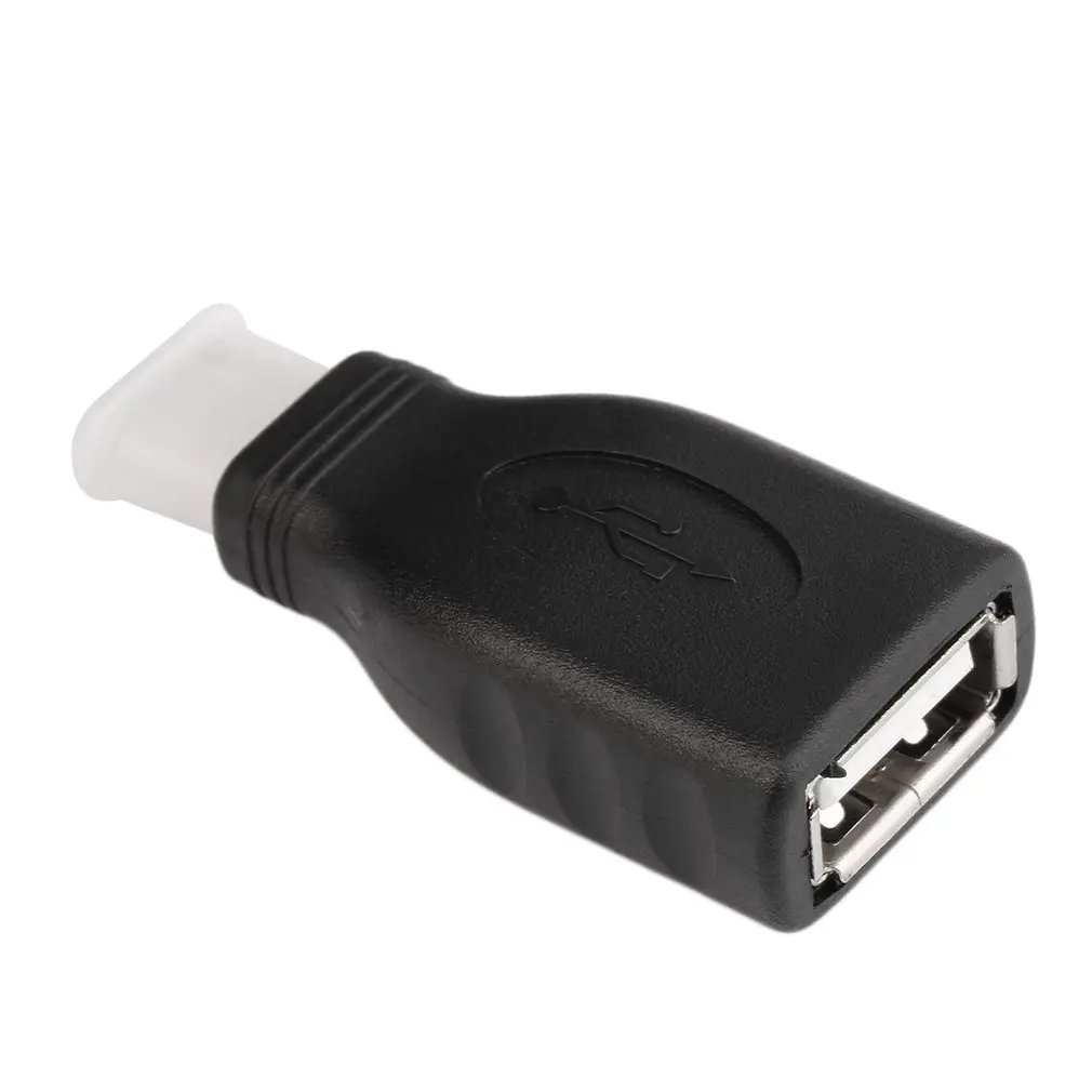 Black USB 3.1 Male to USB 2.0 Type A Female Adapter Connector for MacBook