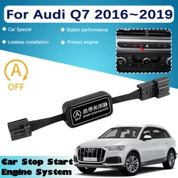 Car Accessorries For Audi Q7 4M 2016 2017~2019 Dual Mode Automatic Stop Start Engine System Off Device Control Sensor Plug Cable