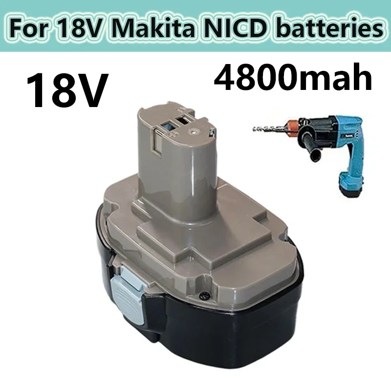 

18V 4800mAH Ni-CD Rechargeable Tools Battery for MAKITA 1822 192826-5 192827-3 PA18