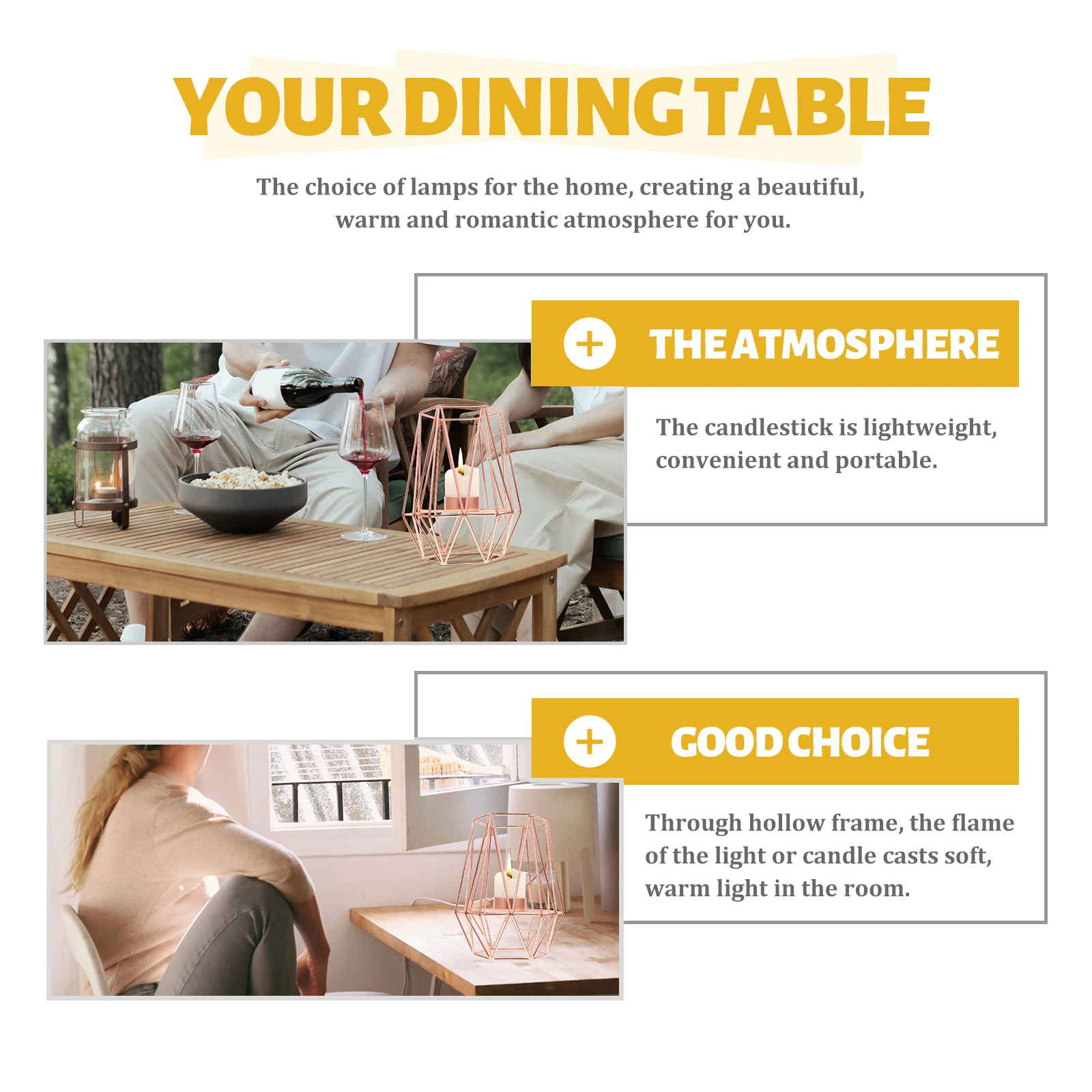 

Aromatherapy Holder Dining Room Table Decor Gold Holders Metal Candlestick