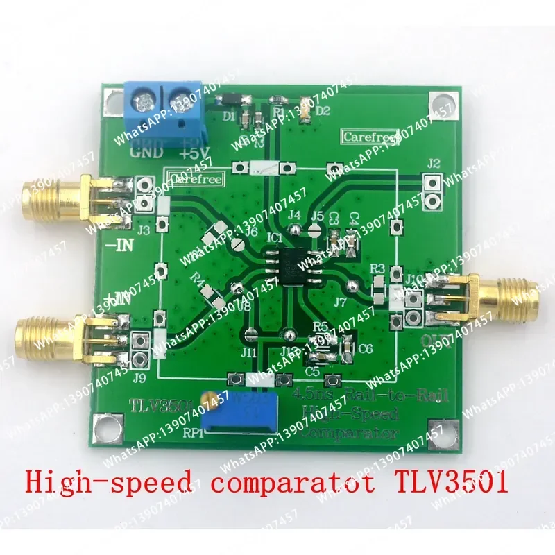 TLV3501 High Speed Comparator, Frequency Meter, Front End, Shaping Module 4.5ns