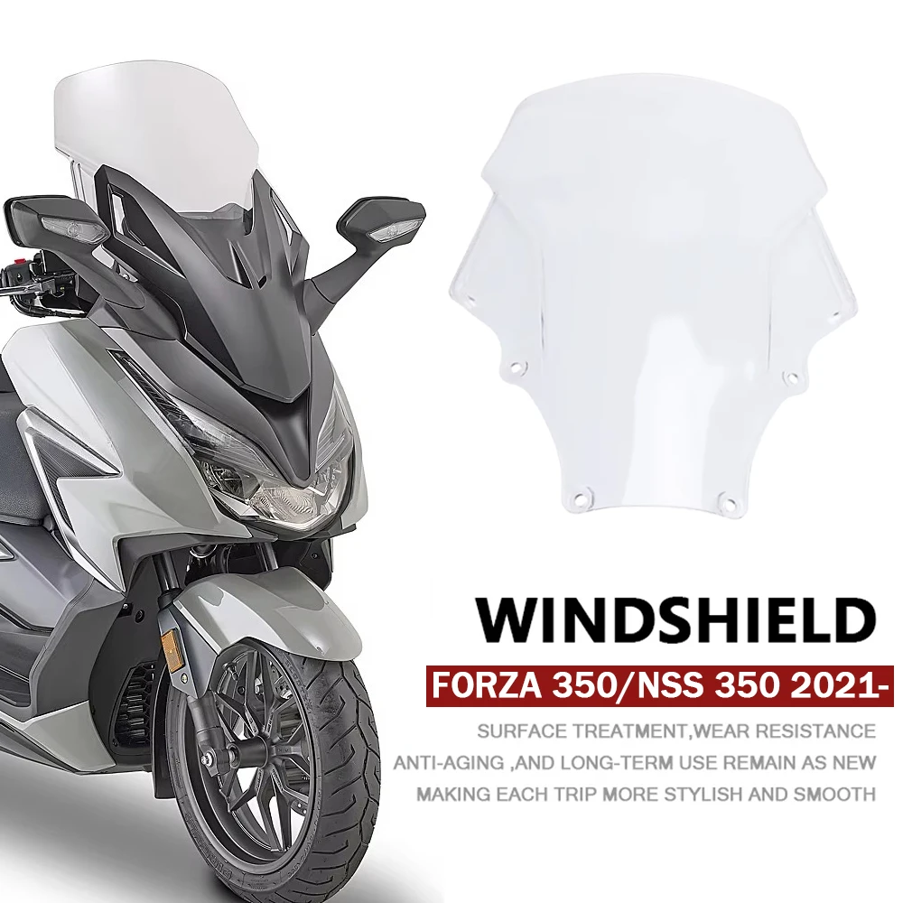 

NEW Motorcycle Accessories Acrylic Front WindScreen Windshield Deflector Viser For HONDA FORAZ350 NSS350 Forza 350 NSS 350