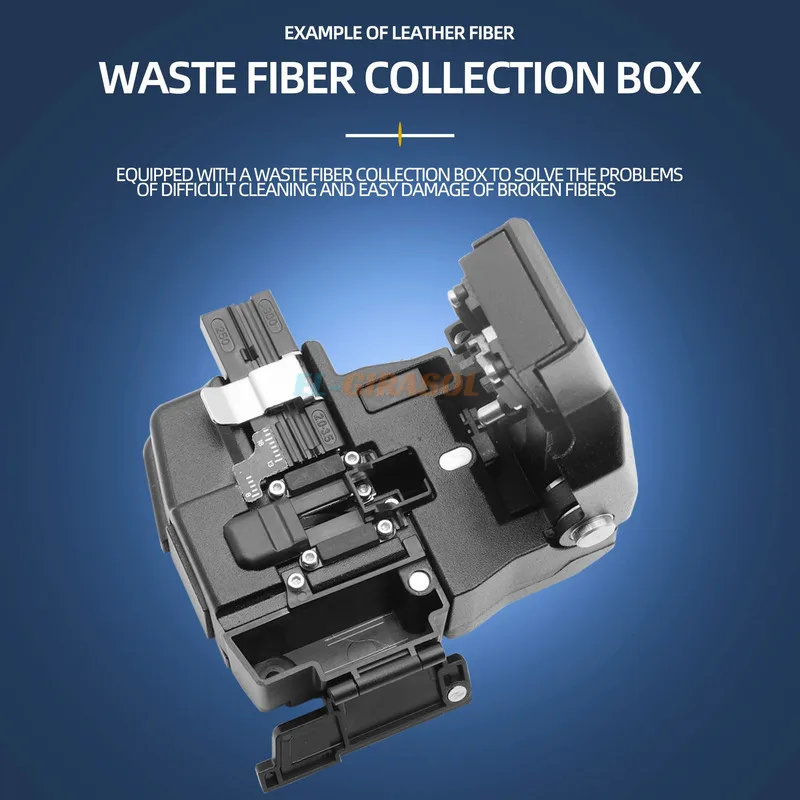 Optical Fiber Cleaver High Precision HS-30 with Scrap Box Fiber Cleaver Fibera Optica Cutter FTTH