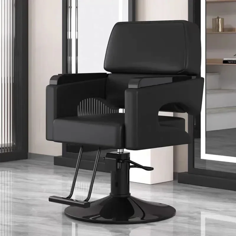 Professional Hair Salon Barber Chair Hairdresser Barbershop Pedicure Hair Cutting Adjustable Silla Barberia Barber Furniture