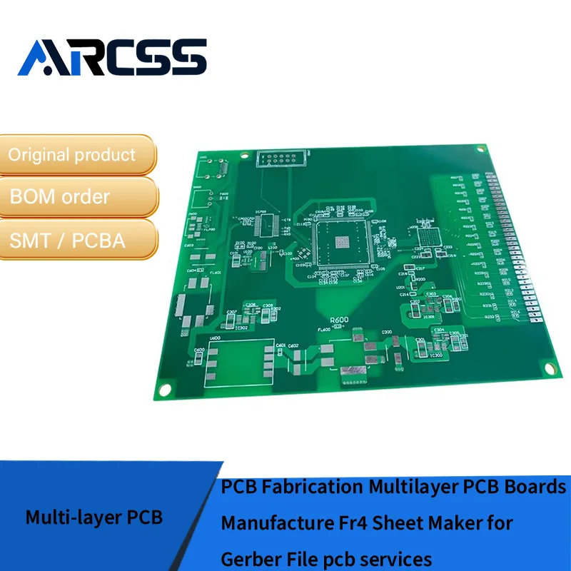 PCB Fabrication Multilayer PCB Boards Manufacture Fr4 Sheet Maker for Gerber File pcb services