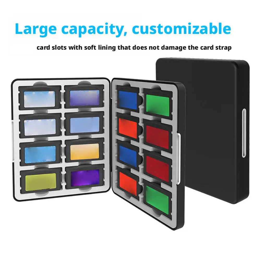 1/2PCS Portable 16 In 1 Game Card Storage Box For GBA BOY ADVANCE Magnetic Storage Box Dustproof Anti-fall Gaming Console Tool