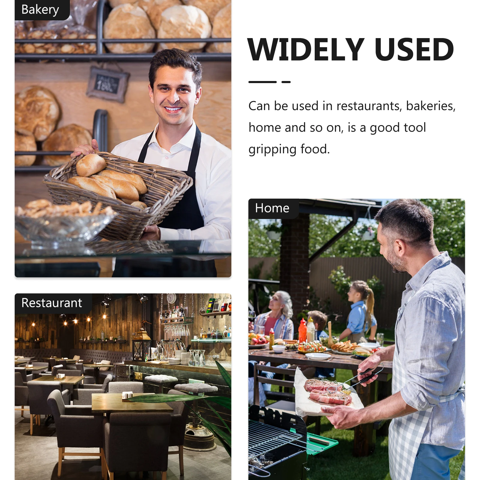 

Ciieeo Multifunction Food Serving Tong Convenient Bread Steak Turner Household Kitchen Tool