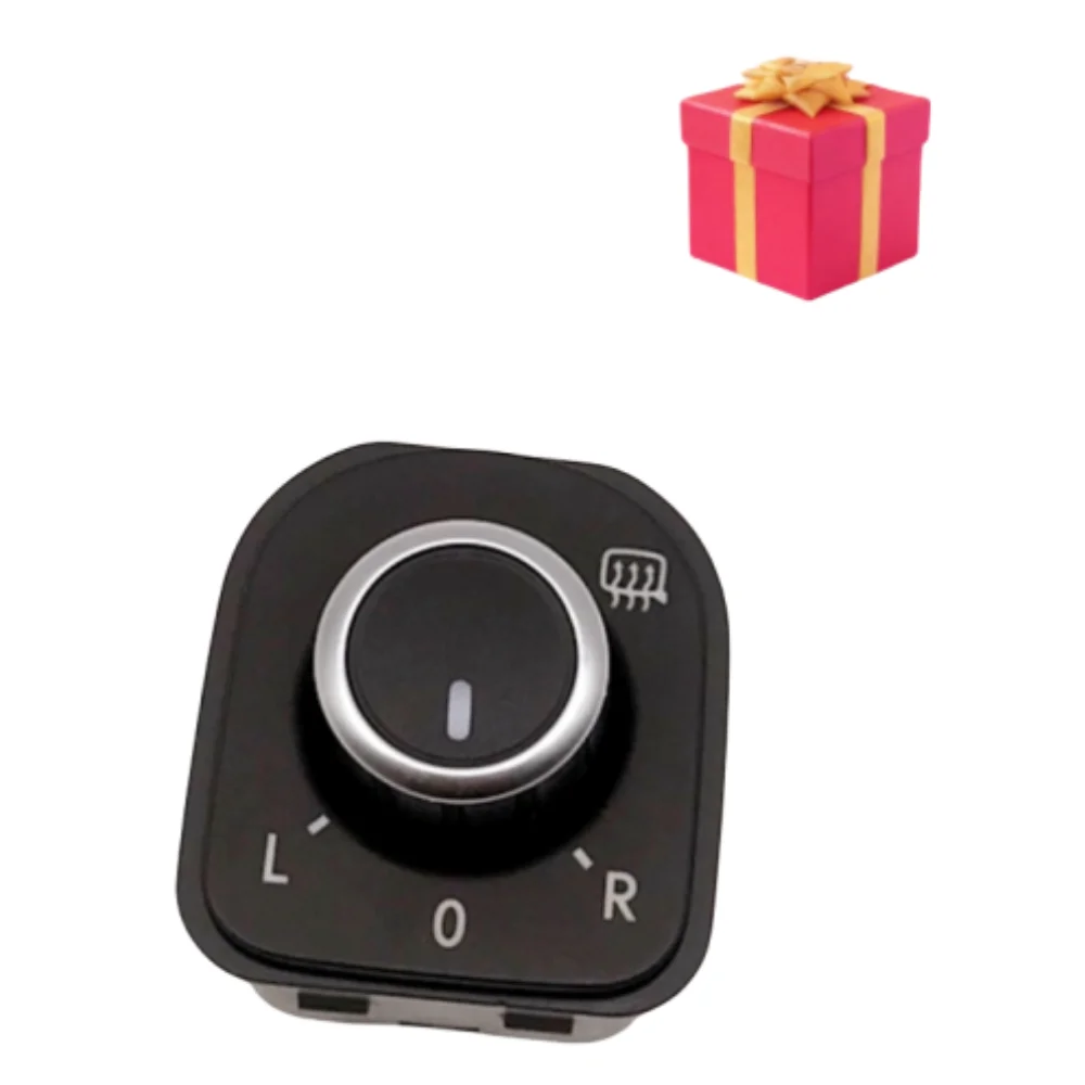 5 nd95956 5B nowy chrom lusterko boczne dopasowane pokrętło przełącznika Jetta MK5 Golf MK5 MK6 Rabbit Eos Passat B6 3C Tiguan 1 k0959565