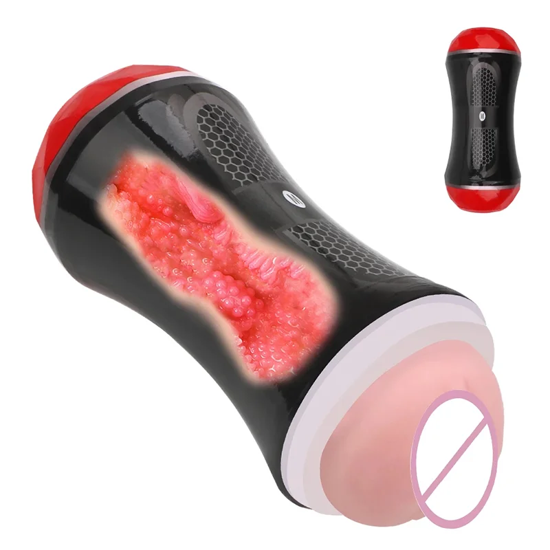 Male Masturbator Cup Artificial Vaginal Sex Toys For Men Realistic Pussy Glans Sucking Penis Pump Sexy Adult Erotic Products 18