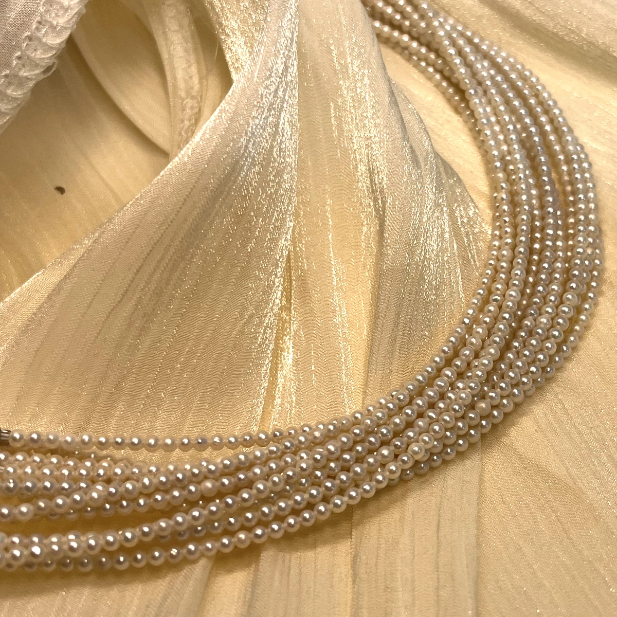 AAA 2-3mm High Quality Near-round Beads Exquisite Natural Freshwater Pearls for Jewelry Making DIY Necklace Bracelet Accessories