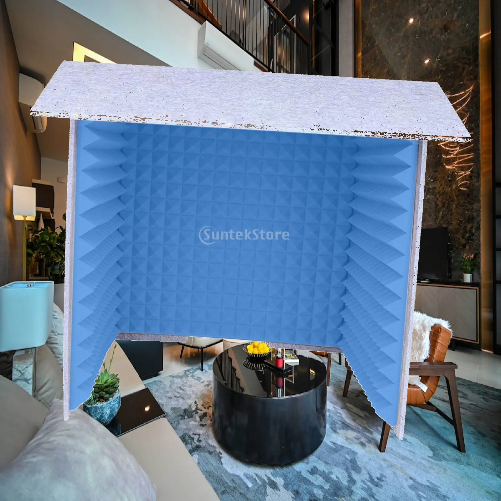 Self Made Portable Soundproof Booth High Density Foam Absorbing Cover for Desktop Audio Recording