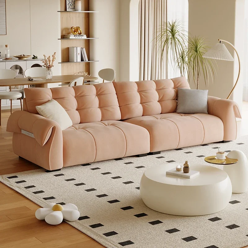 Prefabricated House Living Room Sofas Puff Couch Comfortable Living Room Sofas Chaiselongue Armchair Puffs Asiento Furniture