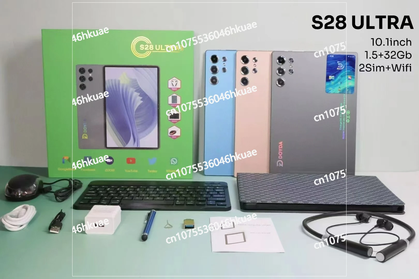 

S28 ULTRA 10.1 inch Tab Cross Border UMIIO S24Ultra SMARTTABLET Child Student