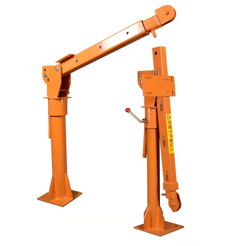 

Folding Engine Ickup Truck Lift Crane 4400lbs Lifting Capacity Shop Crane 2-Ton Hydraulic Engine Hoist