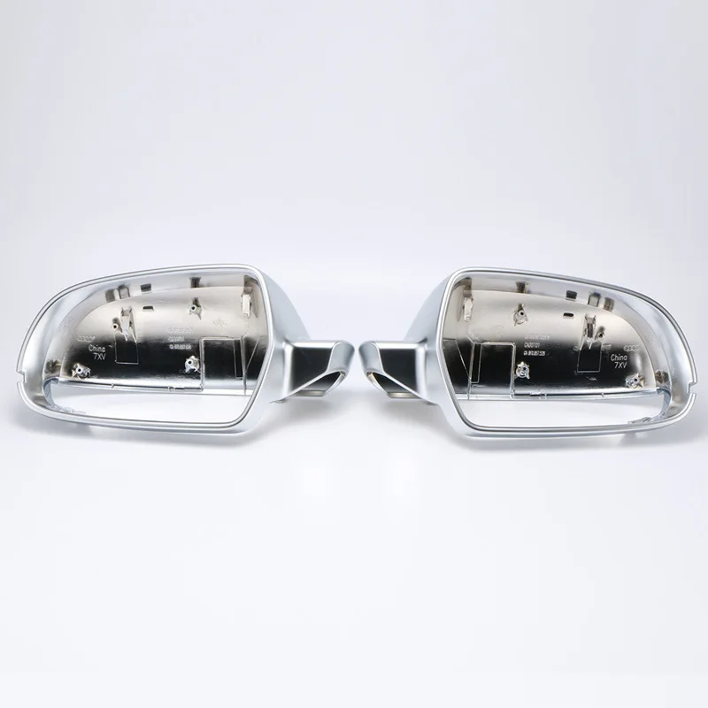 2cs for Audi A4 A5 S5 B8.5 RS5 RS4 A3 8P RS3  2010-2016 Chrome Side Wing Mirror Cover Caps Silver Matte satin brushed 8F0857527B
