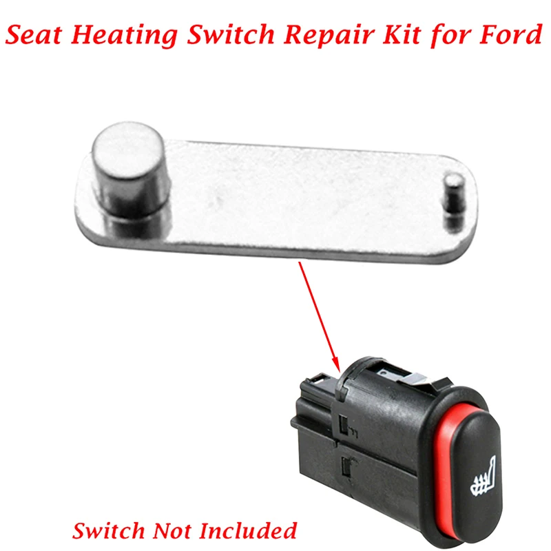 1/2Pcs Car Metal Seat Heating Switch Repair Kit Fit for Ford Fiesta KA Escort Mondeo Cougar Transit Ranger Fusion 6706942