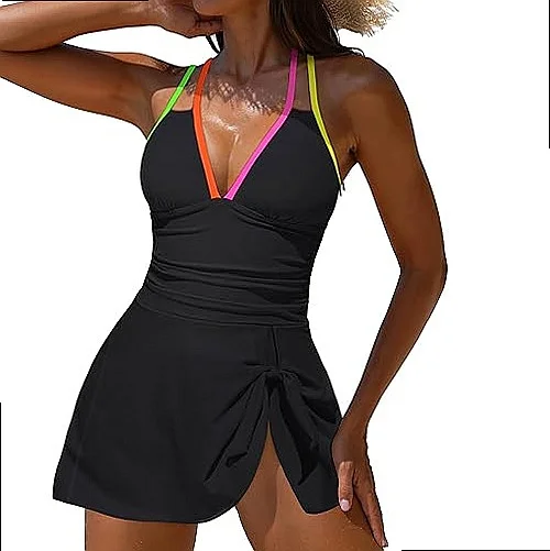 2026 Tummy Control Slimming Plus Size Sexy One Piece Swimsuit Padded For Women Summer Beach Bathing Suit