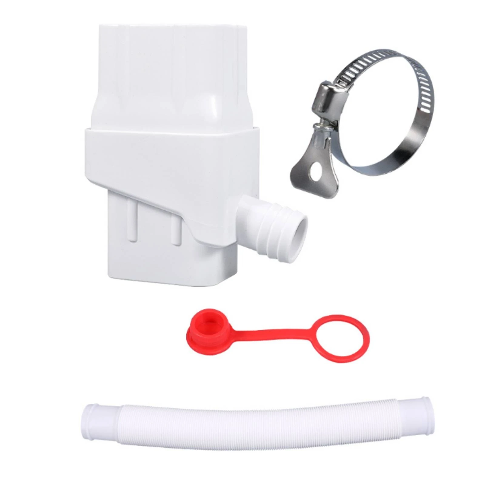Downpipe Diverter Stepped Design Plastic Rainwater Diverter Water Collection Corrugated Hose