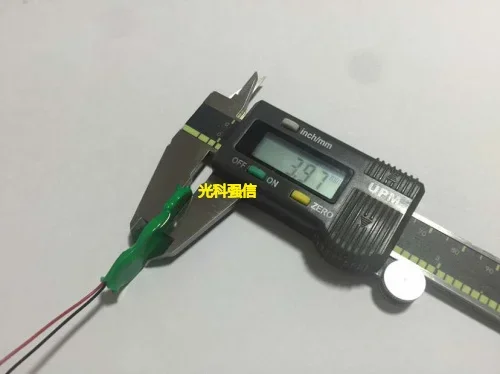 Nova bateria recarregável de níquel hidrogênio com botão NI-MH genuíno/botão 20mAh 3.6V com backup de chumbo