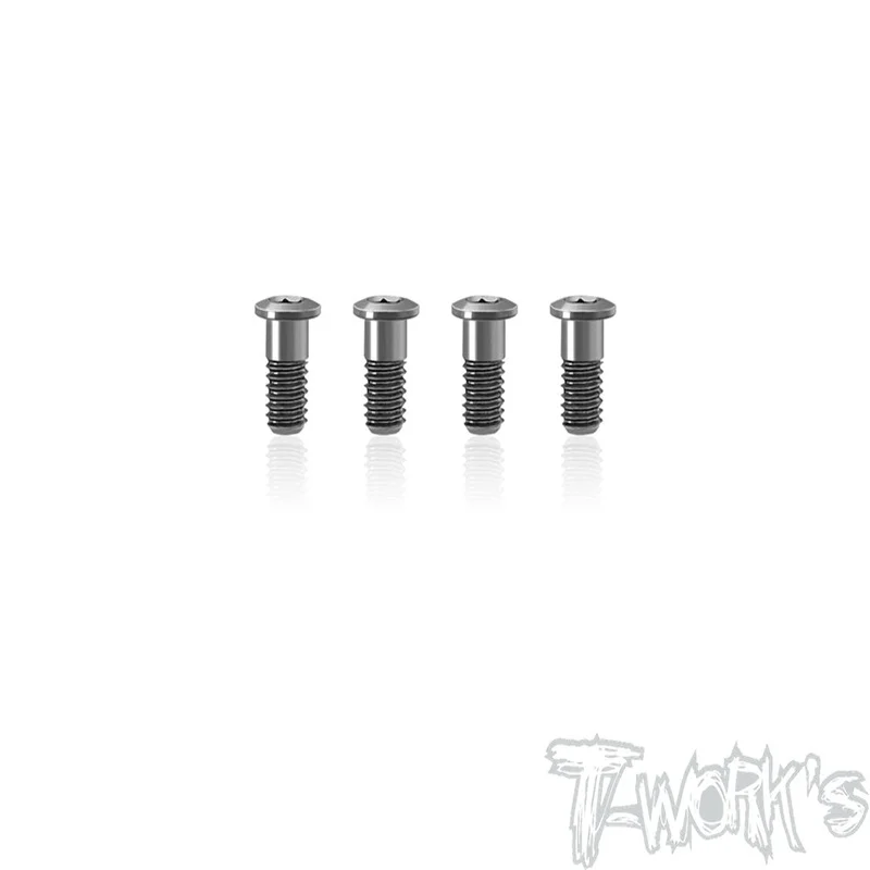 Original T works TP-X4-I 64 Titanium 3x6mm Smaller Head Low Profile Half Thread Screws ( For Xray X4 2023 ) 4pcs.ssional Rc part