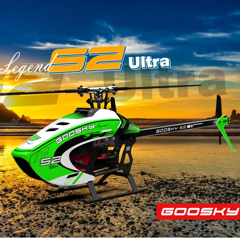 

GOOSKY S2 Ultra Rc Helicopter 3D Stunt Model Remote Control Helicopter Double Brushless Direct Drive Airplane Model Toy Gift BNF