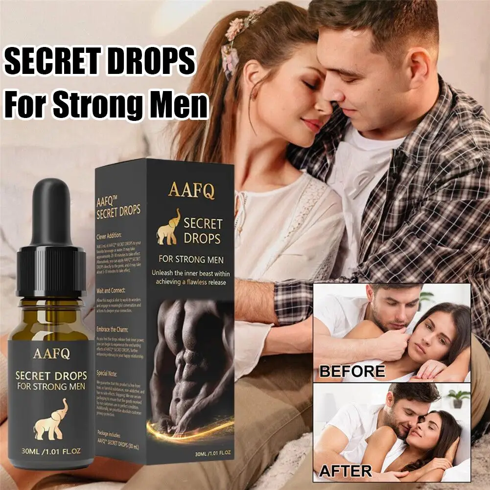 Gotas secretas para hombres fuertes y potentes, gotas felices para mejorar la sensibilidad, liberación de estrés y ansiedad, envío directo, 30ml