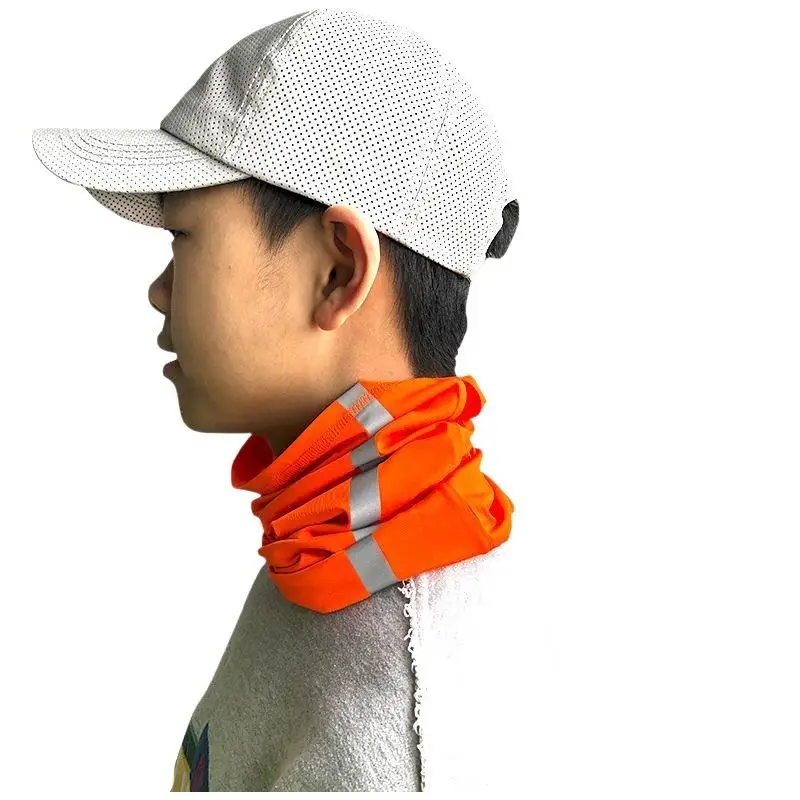 Motorrad Halbgesichtsmaske Schal Winddichter Sonnenschutz Sommer Halstuch Reflektierender Nackenschutz – Detail 6