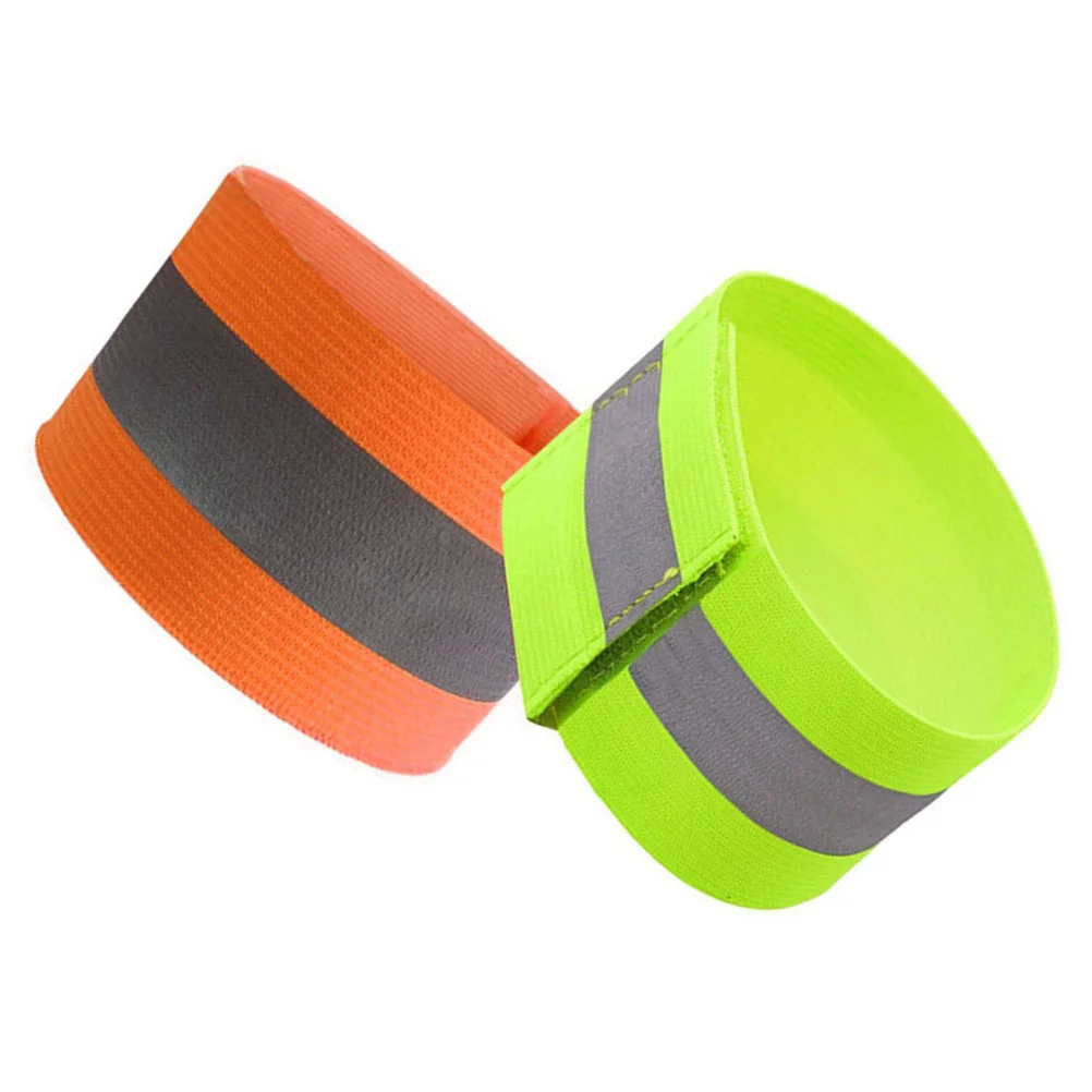 Reflective Running Gear Safety Reflector Tape Straps Bands High Visibility Wristbands Ankle