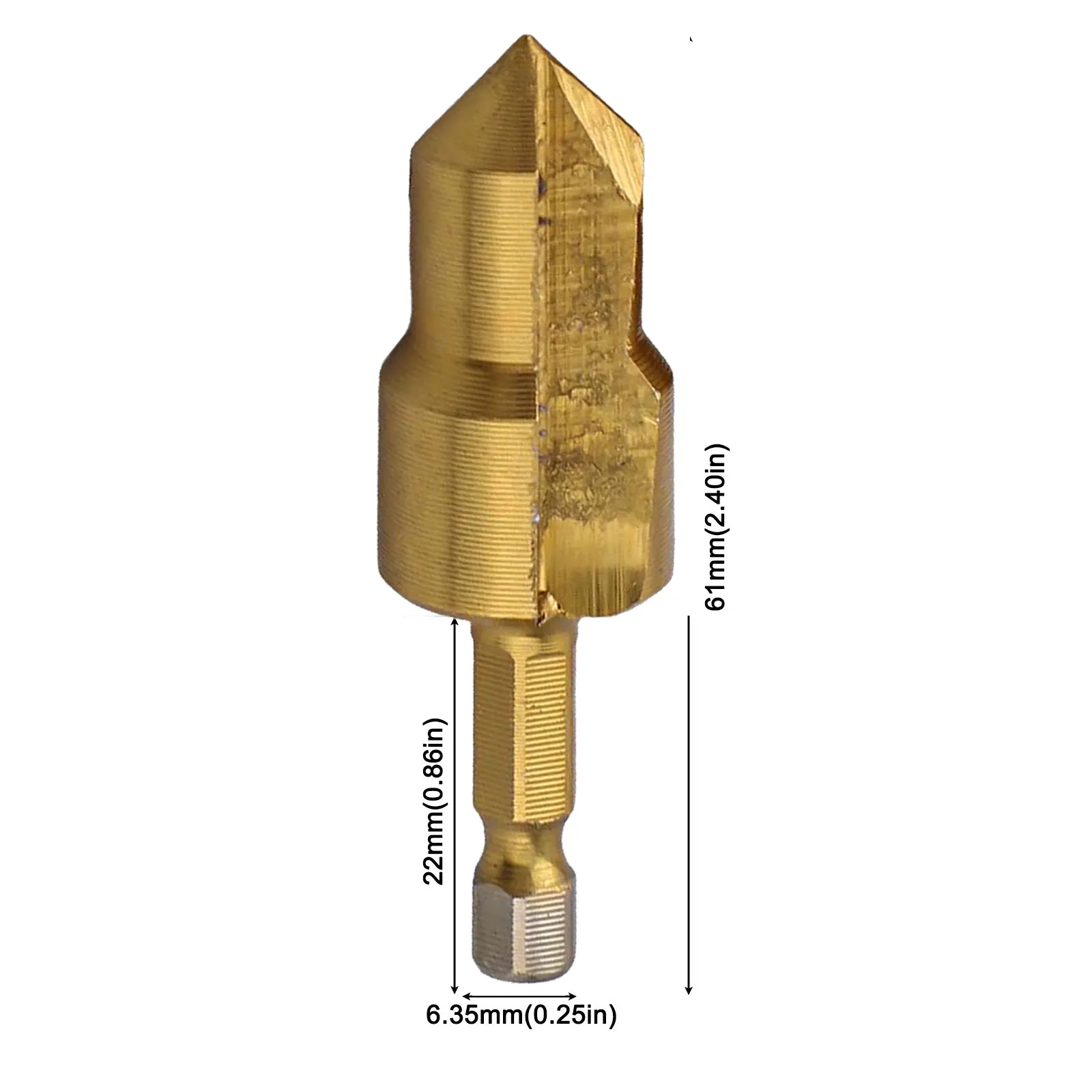 4 stücke PPR Hebe Stufen Bohrer 6,35mm Sechseckigen Schaft Bohrer Wasser Rohr Expansion Bohrer Punch Klempner Für wasser Rohr