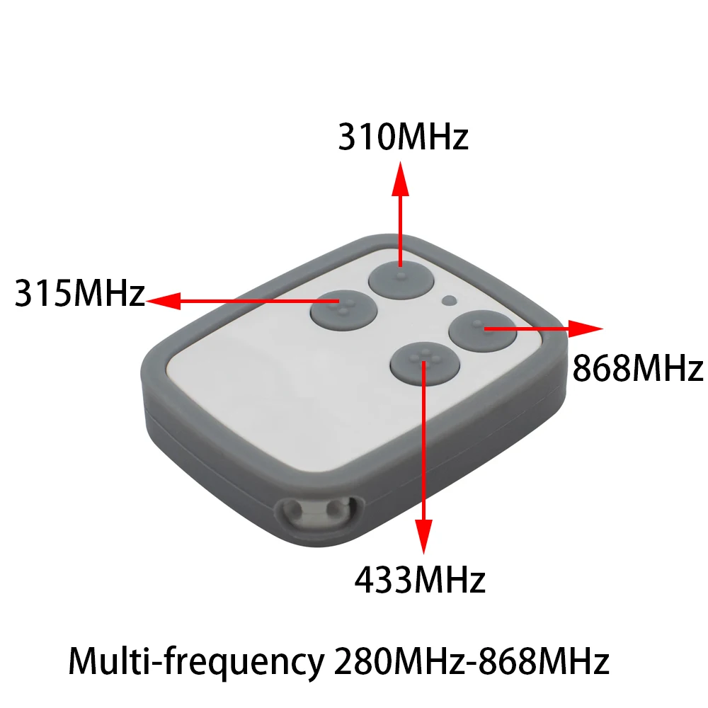 New Multi Frequency 280-900MHZ Garage Door Remote Control Copy Duplicator 433mhz 868mhz Garage Remote Multi Brand Remote Control