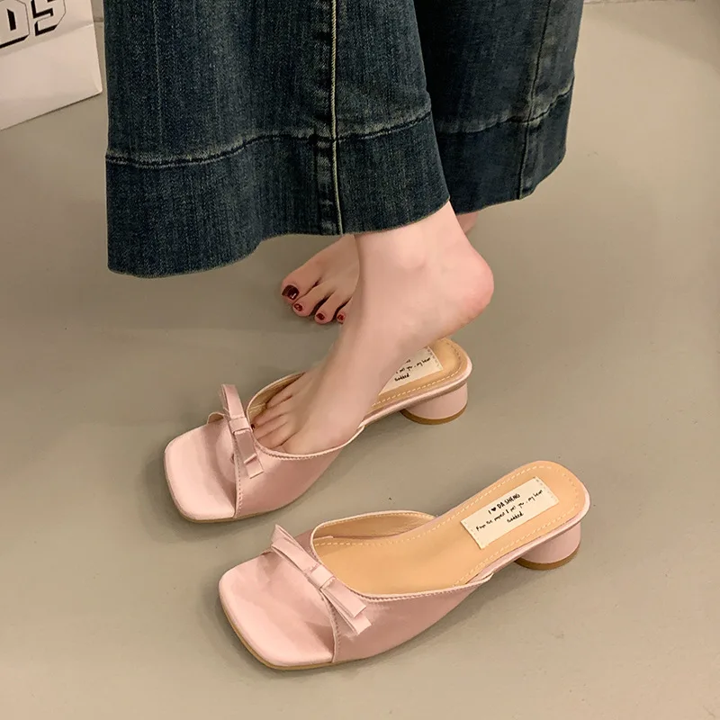Picture 7: Women's Summer Outdoor One Strap Comfortable Sandals Bowknot High Heel Platform Wedges Pumps
