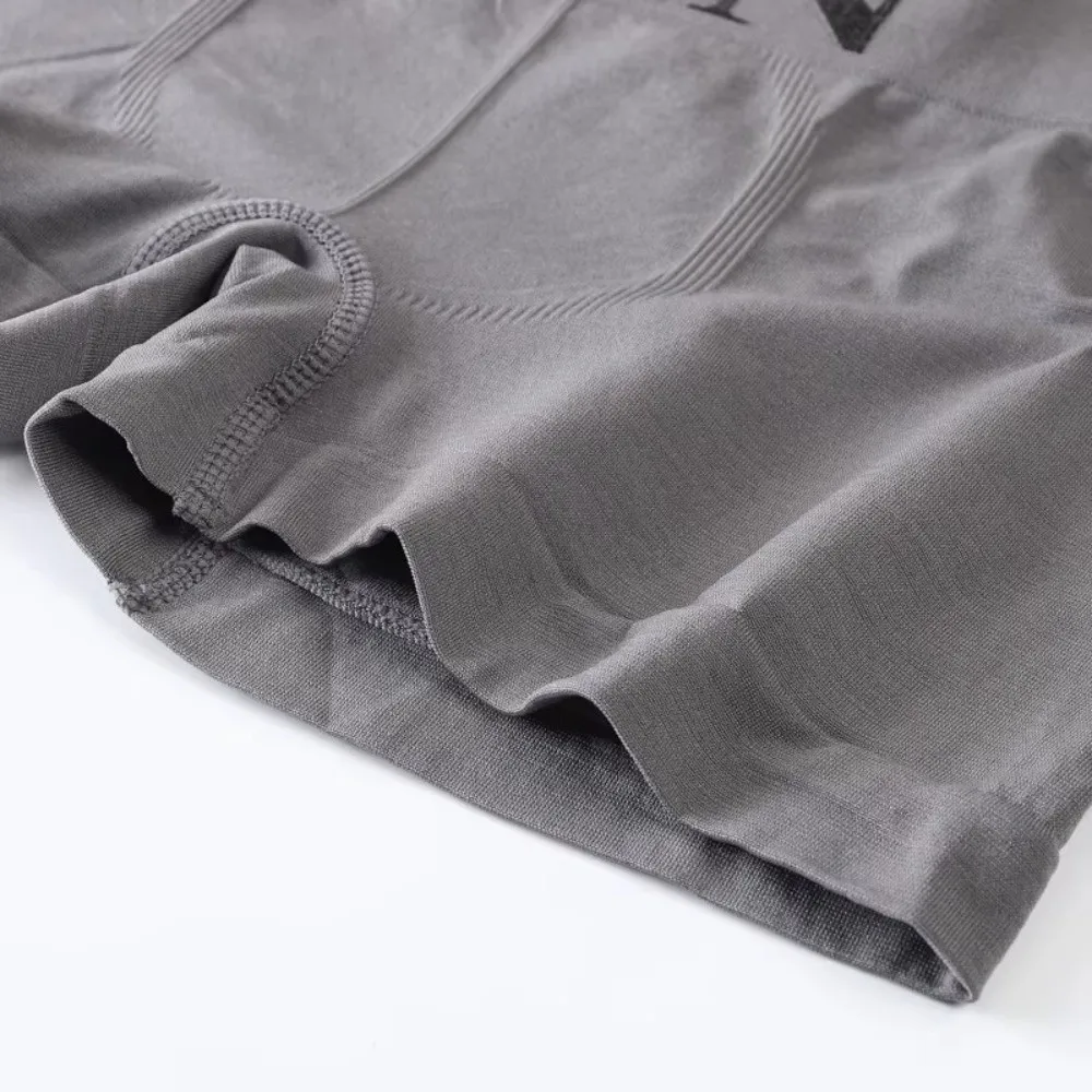 High Quality High Elastic Men's Boxer Briefs Breathable Elastic Solid Color Panties Soft Comfortable Fit Slim Briefs Daily Wear