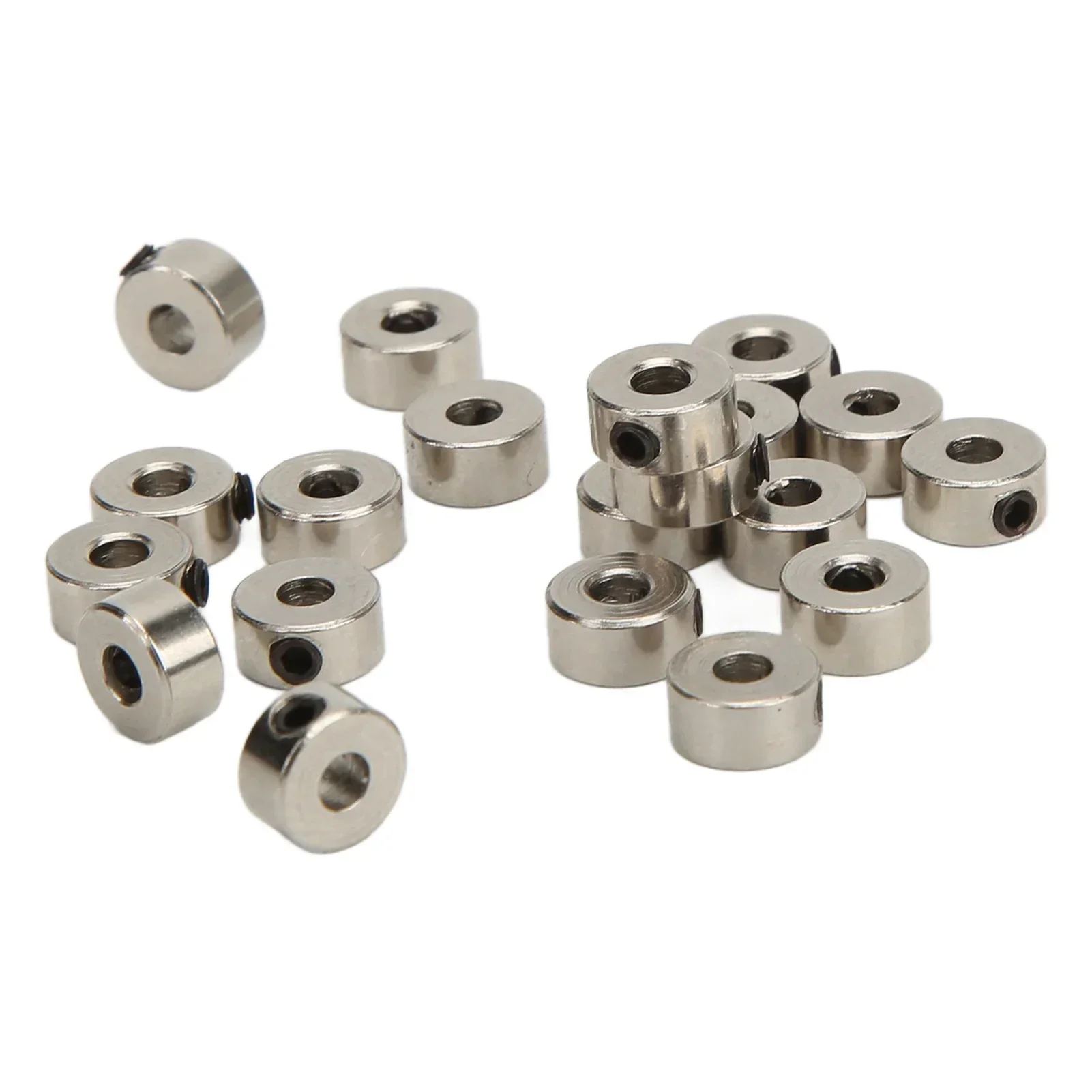 10PCS 2,1mm 3,1mm 4,1mm 5,1mm 6,1mm 7,1mm 8,1mm RC Modell Metall rad Lock Kragen Welle Achse Buchse für Fahrwerk Stopper – Detail 2