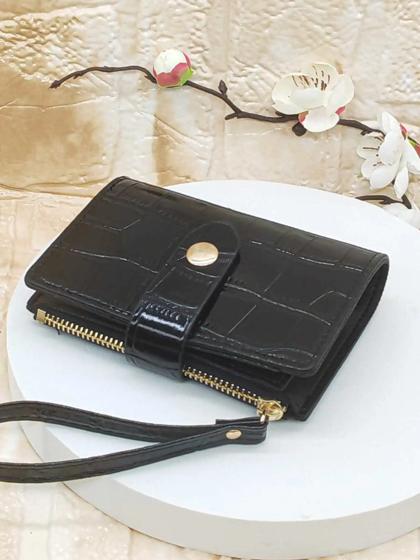 MINGYOU Women's Mini Crocodile Pattern Multifunctional Wallet Card Holder For Women Wallet Mini Wallet Purse Wallet Small Wallet