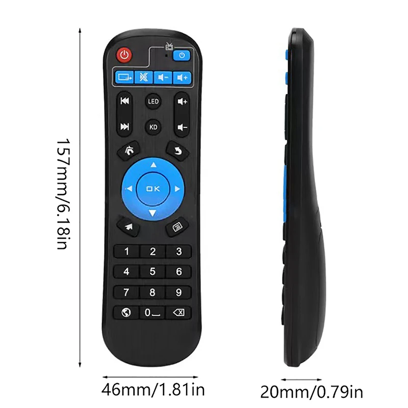 1 Pc Universal Smart TV BOX Remote Controller Replacement For T95 S912 T95Z H96 X96 MAX Set Top Box IR Learning Remote Control
