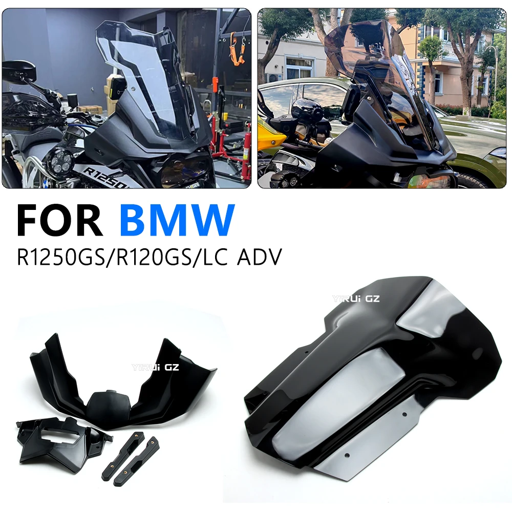 

Спортивный дефлектор ветрового стекла мотоцикла для BMW R1250GS Adventure R1200GS ADV LC 2013-2025 R1250GSA 2023, переднее лобовое стекло