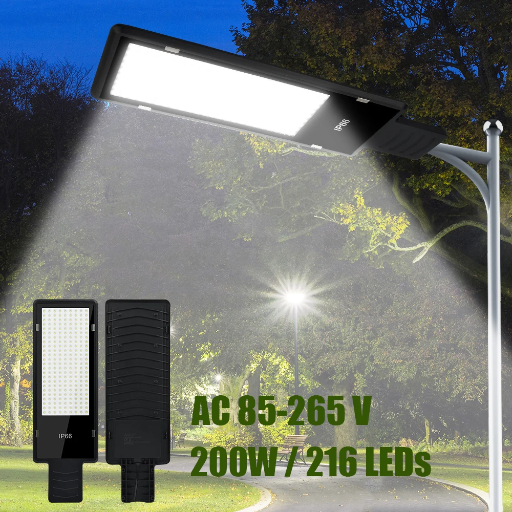 

LED Street Light AC85V-265V 216 LEDs Outdoor Floodlight Spotlight IP65 Waterproof Wall Light Garden Road Street Pathway Spot Li