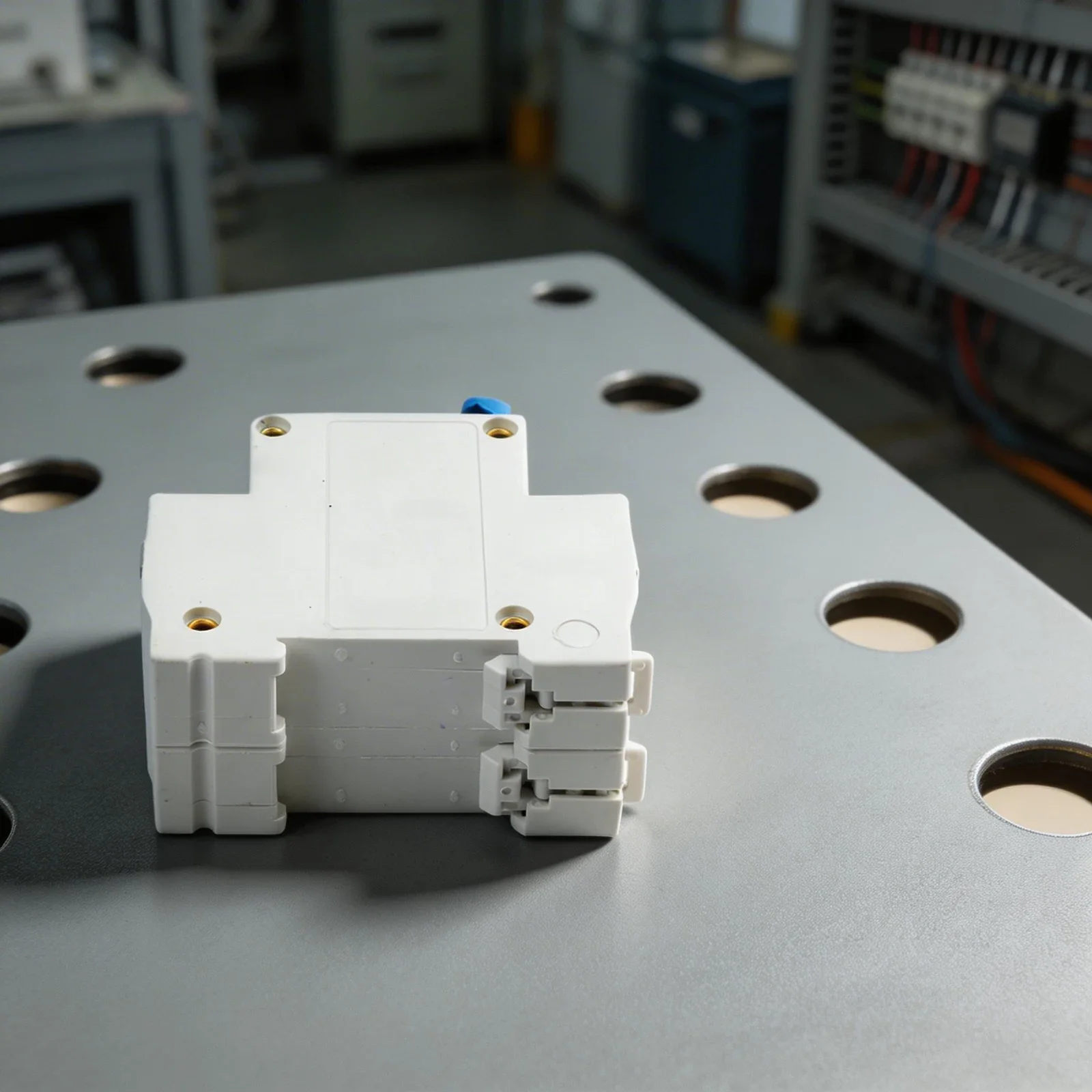 35mm DIN rail mount miniature circuit breaker for low voltage protection in solar wind systems with fast disconnection feature