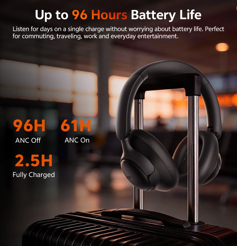QCY H6Neo Kabellose Kopfhörer 52dB Adaptive Hybrid ANC Bass-Boost-Headsets Hi-Res LDAC Bluetooth 6.0 Spatial Audio Kopfhörer 96H – Detail 9