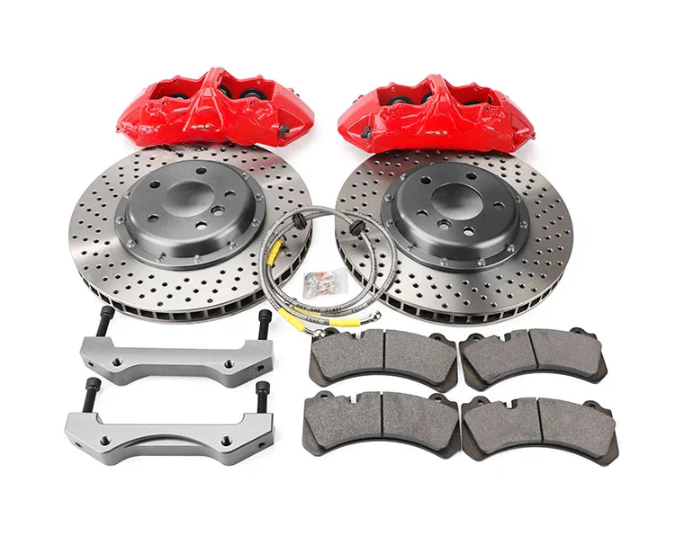 Factory Customized Big Caliper Brake For Brembo GT6 6 Pot Rotor Disk Kit For Audi TT Quattro A6 A4 A8 A7 B8 B9 A3 A5 2004-2023